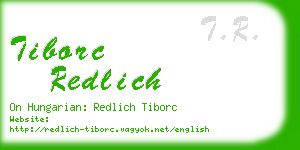 tiborc redlich business card